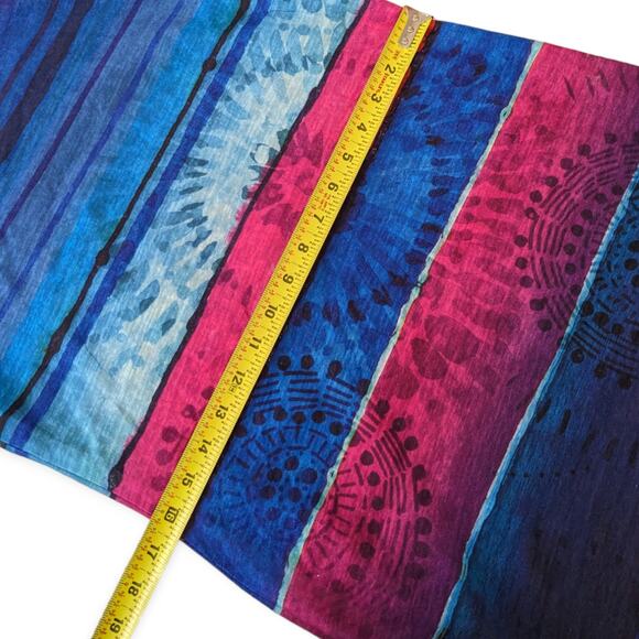 Desigual Sunset Stripe Sheath Dress Medium cobalt magenta - Picture 2 of 11